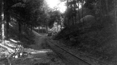 Grubenbahn aus dem Jahre 1919.